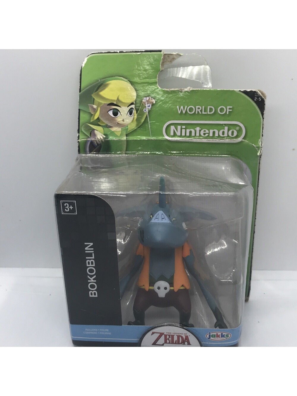 World of Nintendo Bokoblin Wave 2-5 Jakks Pacific 2.5 inch Zelda Damaged Card